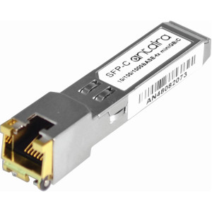 Antaira SFP-C (C1) 10/100/1000BASE-T (1000BASE-T) Copper Ethernet SFP, RJ45